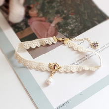 Collar alas de Ángel para mujer joyería de perla lindos para mujeres collar de corazón joyería minimalista estilo harajuku