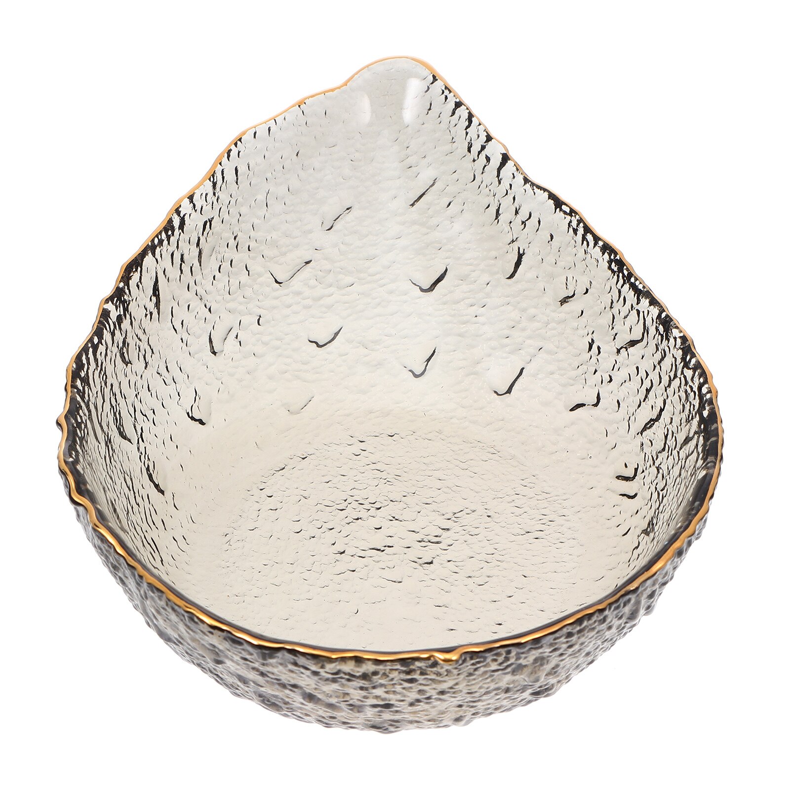 Bol en verre pour mélanger les salades de légumes et de fruits, 1 pièce, bol en forme de goutte d'eau pour Dessert