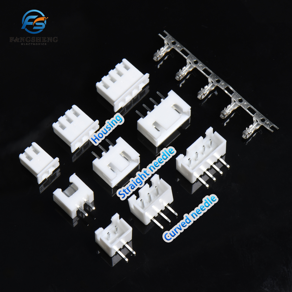 20 Kits XH2.54mm 2/3/4/5/6/7/8/9/10/12pin Terminals Plastic Shell Male Plug + Female Socket Wire Connector Jst 2.54mm