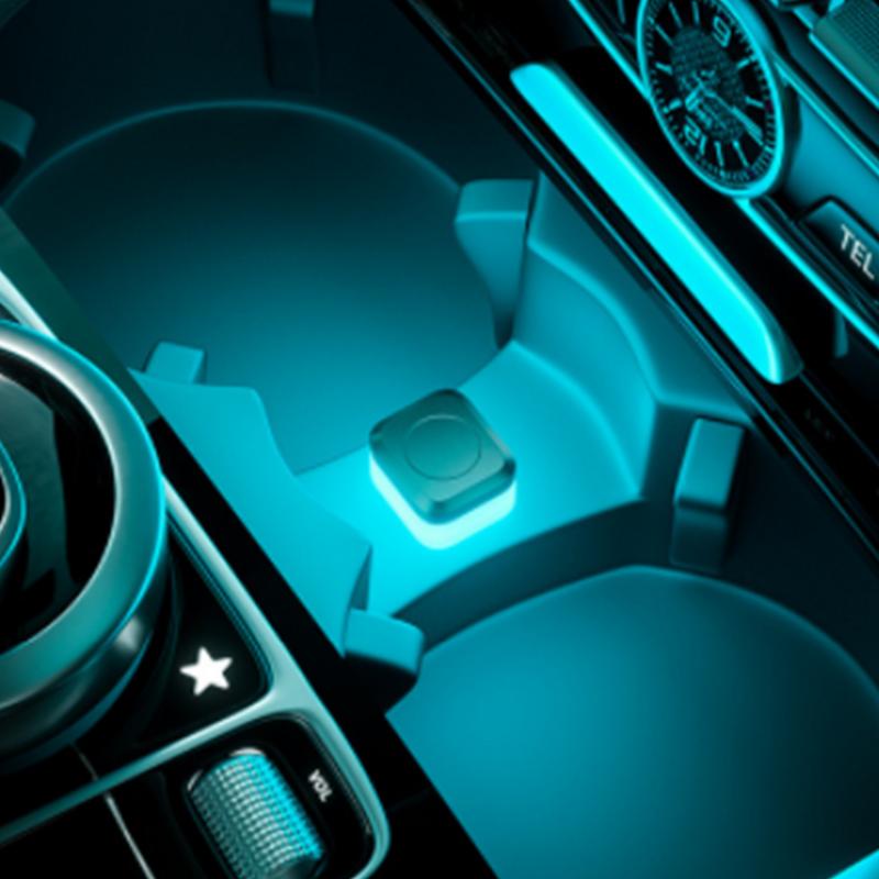 1PC Mini USB LED Autolicht Auto-interieur Sfeerlicht Noodlampen Auto Kleurrijke Decoratieve Lamp Auto-accessoires