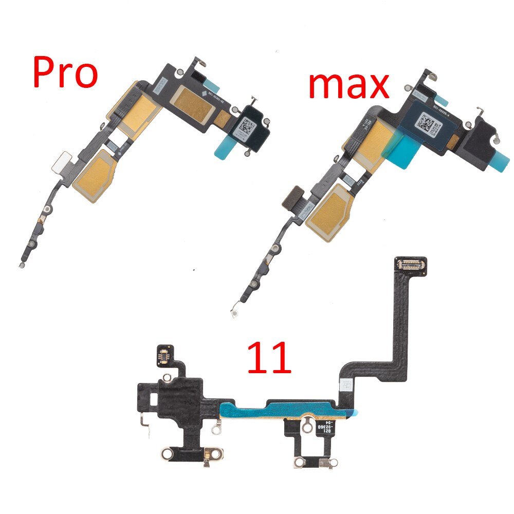 Antena Wifi Bluetooth, Cable flexible NFC para iPhone 11 Pro Max, antena de señal GPS, piezas de reparación de cinta flexible