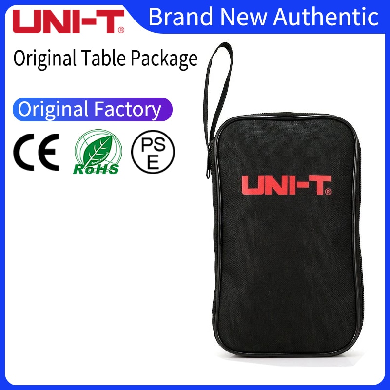 Bolsas originales negras de UNI-T para multímetro Digital de la serie UT-B01, también aptas para multímetro de otras marcas, UNI-T