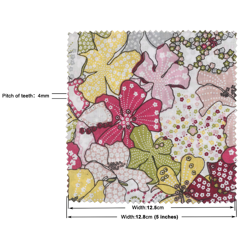 12,8 x 12,8 cm dünner Baumwollstoff mit Leinwandbindung, niedrige Dichte, DIY-Nähquiltmaterial, zufällige Mischquadrate, bedrucktes Stoffset, JC110