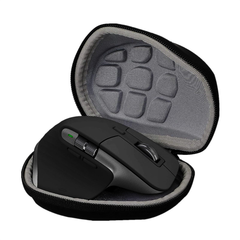 Oppbevaringsveske til logitech mx herre 3s avansert trådløst mus hardt etui beskyttelsesveske til reise, bærbar mus, hardt skall