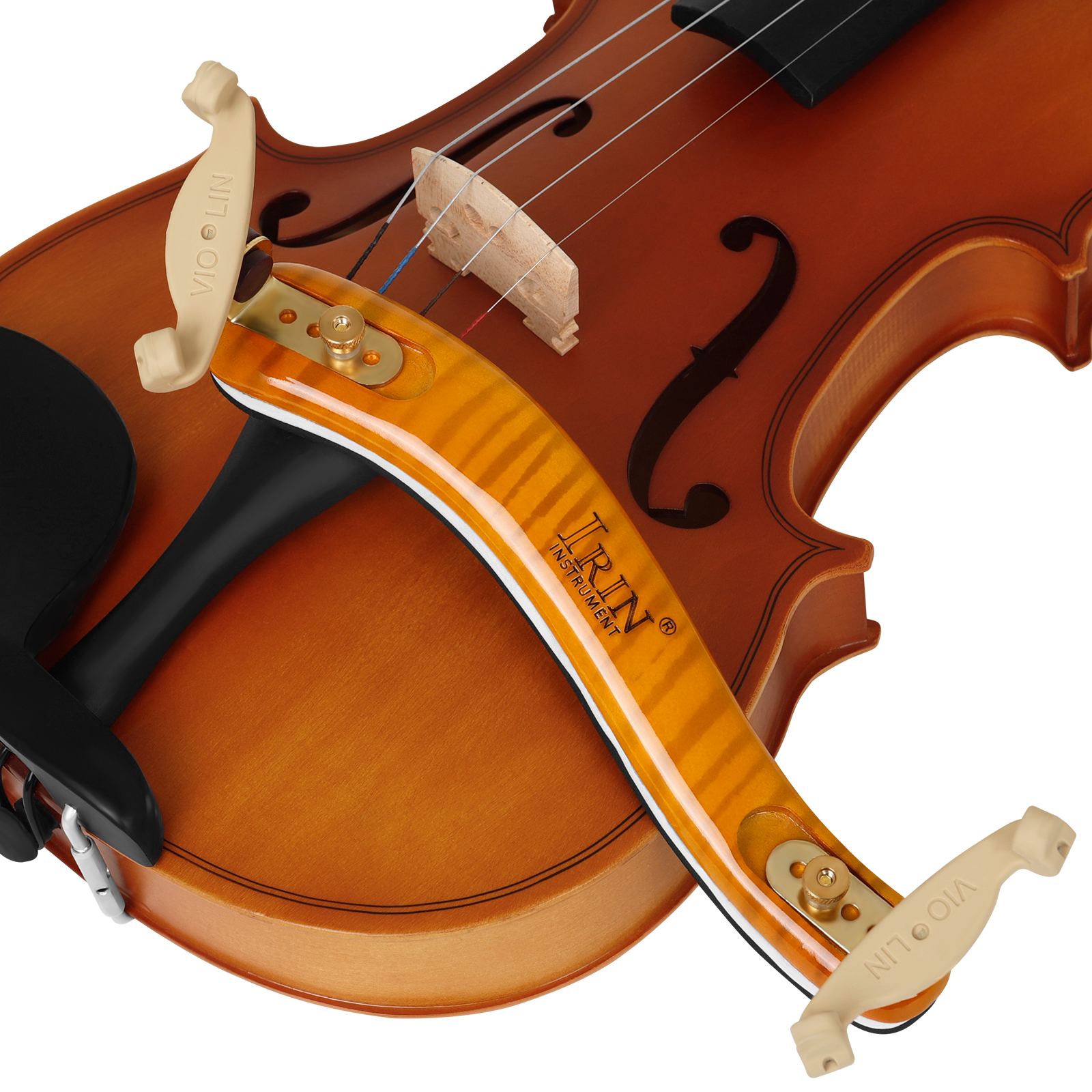 IRIN Violin Shoulder Rest Fiddle Shoulder Pad Chinrest Adjustable 3/4 4/4 Violin Shoulder Padded Rest Violin Accessories Parts