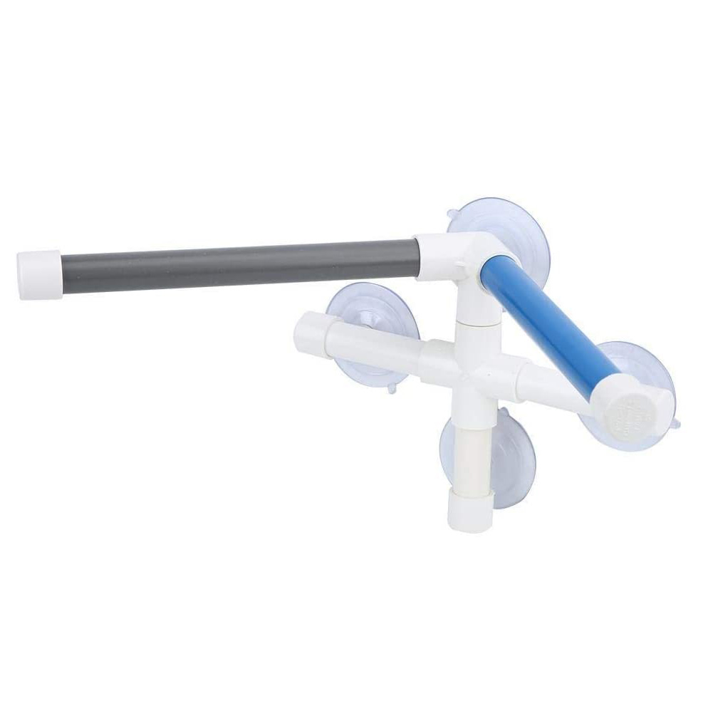 Portable Foldable Perch For Parrot Macaw Wall Mounted Toy Bird Bath Stand PVC With Suction Cup Outdoors Garden Platform Rack