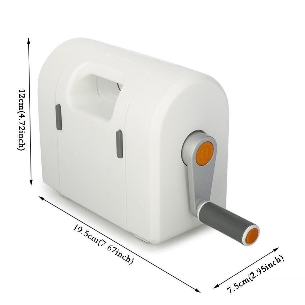 Máquina troqueladora para manualidades, herramienta DIY para álbumes de recortes y grabado en tarjetas de papel, utensilio divertido para relieves en elementos de acero