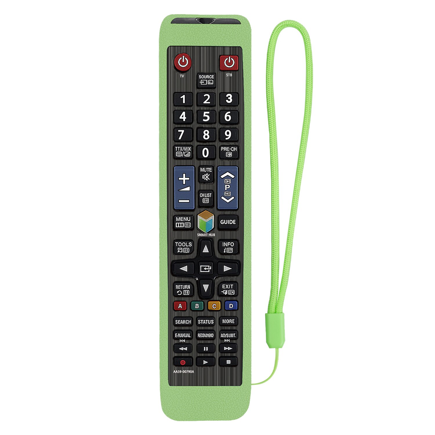 Fundas para mando a distancia de TV Samsung AA59-00594A, funda a prueba de golpes, para AA59-00581A, AA59-00582A, UE43NU7400, UE40F8000, BN59-01178B, BN59-01178W: Green