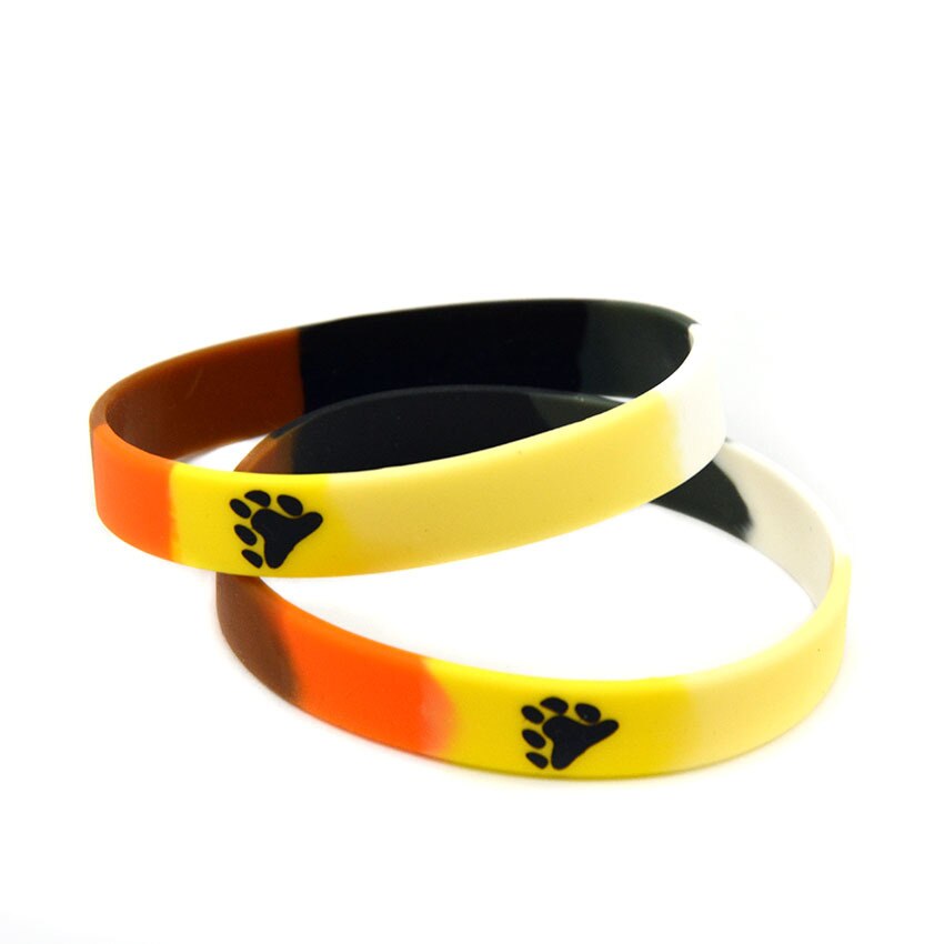 PBR177(1), Bear Pride LGBT Pride Gay Pride Lesbian Awareness Wristband Silicone Rubber Bracelets Give Away