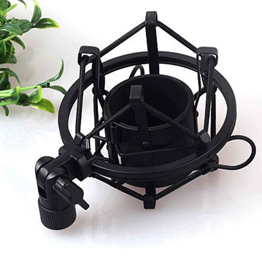 Mic Holder Clip Broadcast Microphone Shock Mount Spider Computer Locking Knob Condenser Studio Recording Practical Reduce Noise