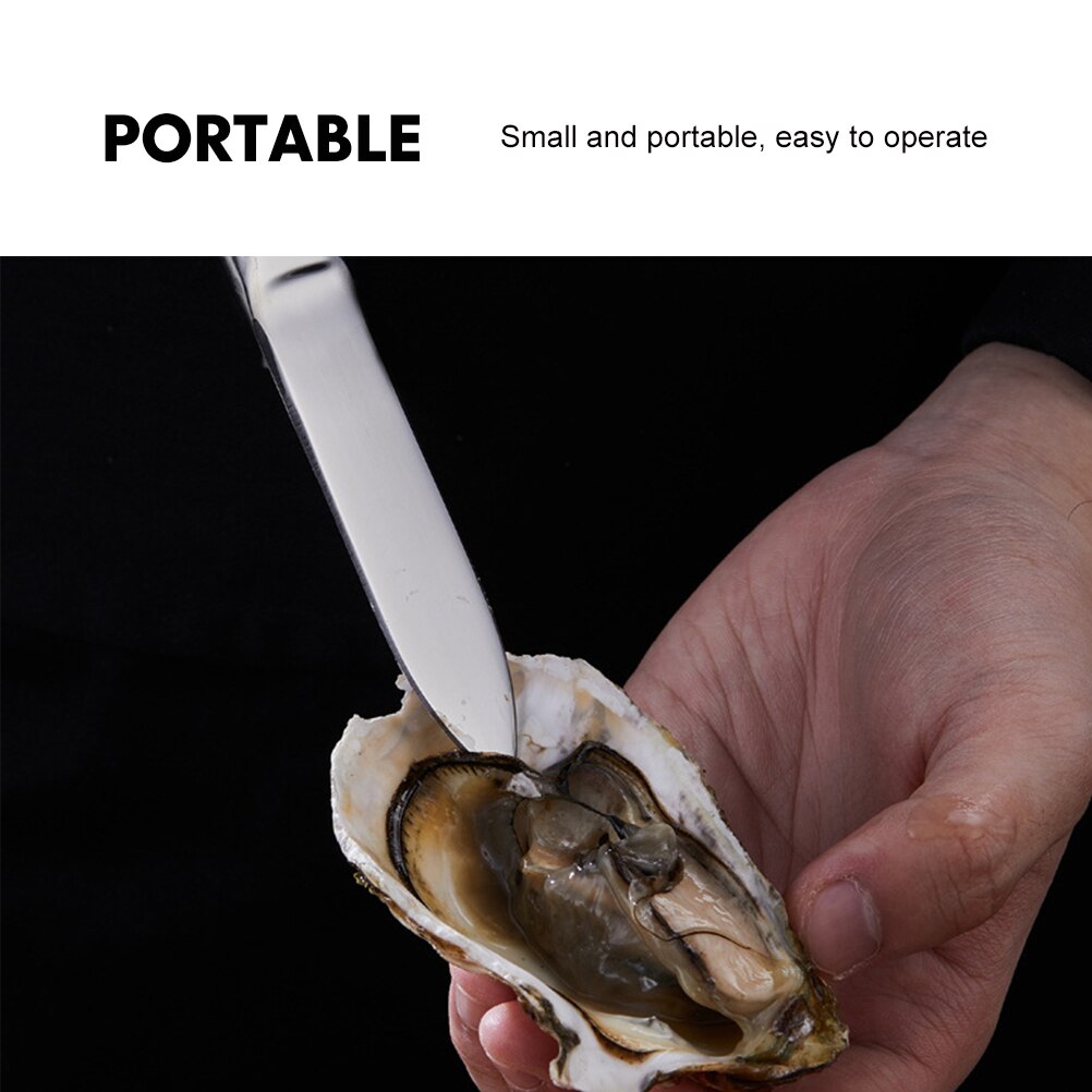 2pcs Oyster Opener Seafood Cutter Shrimp Line Cutter Seafood Shucking Tool