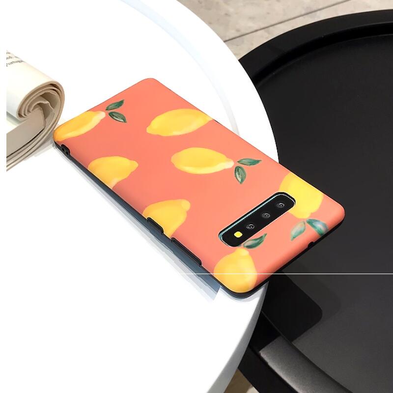 YHBBCASES Retro Öl Malerei Telefon Abdeckung Für Samsung Note 10 8 9 Cartoon Obst Weichen Fall Für Samsung Galaxy S10 5G S8 S9 Plus