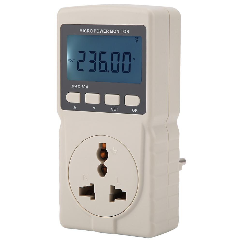 GM86 Digital LCD Micro Power Meter Analyzer Monitor Measuring Tester EU Plug 220V Tools
