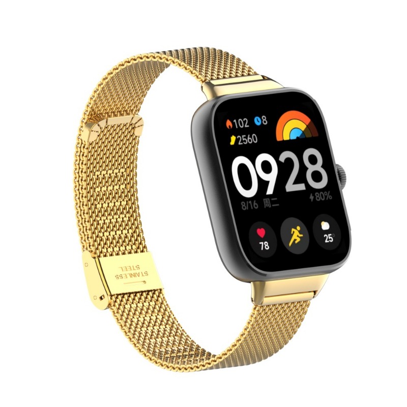 Metalen band voor Xiaomi Redmi horloge 4 Horlogeband Roestvrij stalen armband voor Redmi horloge 4 correa