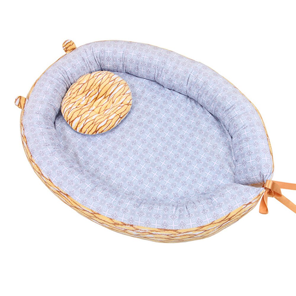 Bebé cuna balancín transpirable hipoalergénica de cama de cuna: Dorado