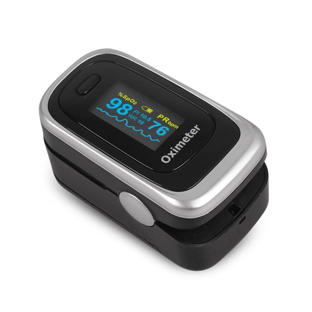 Pulse Oximeter Fingertip Blood Oxygen SpO2 Monitor Fitness Tracker Health Care Sports Exercise Monitoring Digital LED Display: style 3 -A