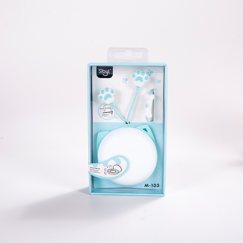 Kawaii mignon chat griffe filaire écouteurs pour fille anniversaire dans l'oreille écouteurs casque pour Xiaomi Huawei Oppo écouteur Fone TXTB1: Blue