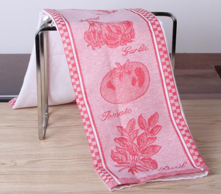 1Pc 45X70Cm Groenten Thee Handdoek Katoen Keuken Handdoek Garen Geverfd Gebreide Thee Servet: Color 3