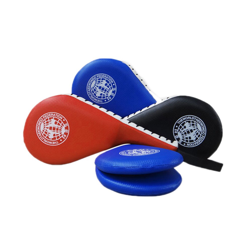 1pc Boxing Training Pads Taekwondo Hand Racket Kick Takwondo Target Punching Pad Karate Training Kickboxing Paddle Training