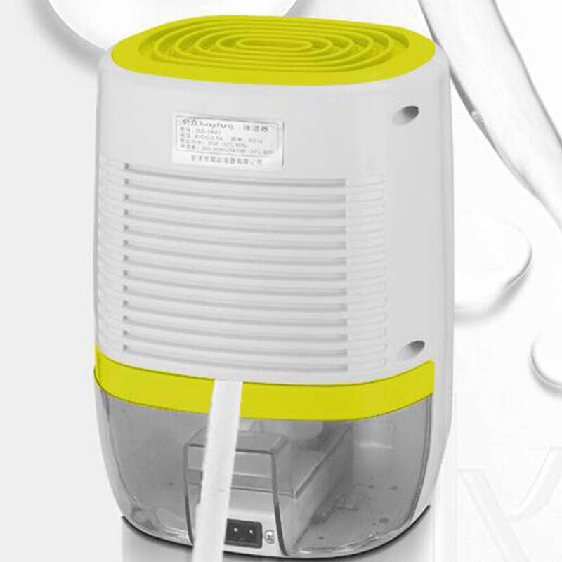 Small Dehumidifier for Home Bedroom Living Room Office Mini Dehumidifier with LCD Sn-US Plug