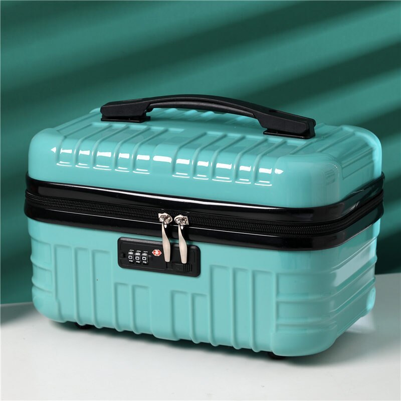 13 inch suitcase children’s trolley case children’s drag suitcase boy and girl suitcase box: Blue