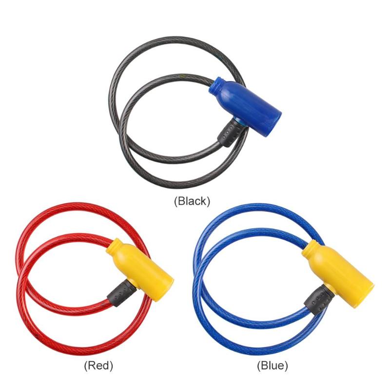 Metal Bicycle Safety Lock Universal Anti-Theft Bicycle Lock Bicycle Motorcycle Electric Vehicle Safety Lock With 2 Keys