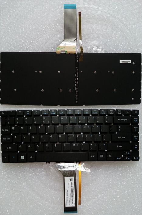 Teclado para Acer Aspire R7 R7-571 R7-571G R7-572 R7-572G nos francés/ruso/español/nórdicos consulta stock antes de la orden
