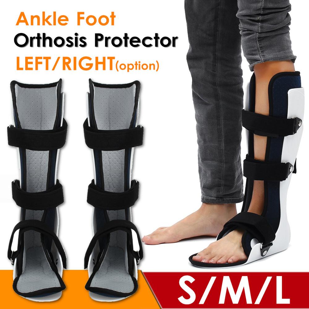 Adjustable ankle support orthosis left and right joint foot fracture protector orthosis fracture support ankle leg stabilizer S/