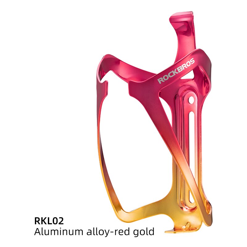 Rockbros sykkelflaskeholder mtb landeveissykkel vannflaskeburfeste aluminiumslegering gradient sterk solid flaskeholder: Rkl 02- rg