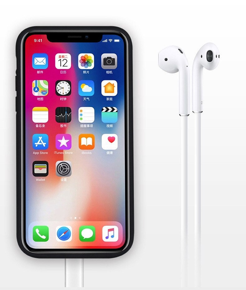 shockproof Battery Case For iPhone Xs Max Backup Power Bank Charging Cases For iPhone XR X XS Battery Charger Case Stand Cover