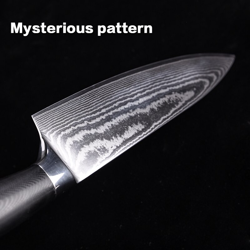 8 tommer kokkekniv japansk 67- lags damaskus stålkløver kokkeknive skarp husmandsmad skære kød grøntsagskniv