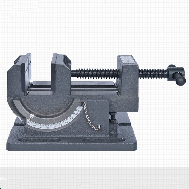 Tilting guide rod angle flat-nose pliers, drill press, bench drill, 90 degree inclination small vise 4 inches
