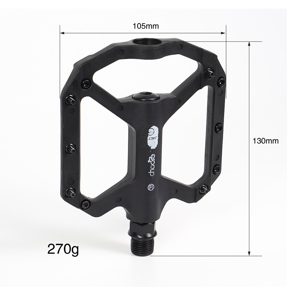 Chooee Fiets Pedalen 9/16 &quot;Bmx Mountainbike Voetpedaal Nylon Voor Mtb Racefiets Pedalen Antislip