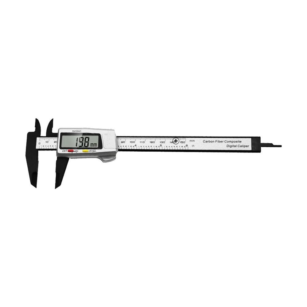 150MM/6inch Electronic Sliding Digital Vernier Caliper Tool Ruler Micrometer Measuring Tools Gauge Plastic