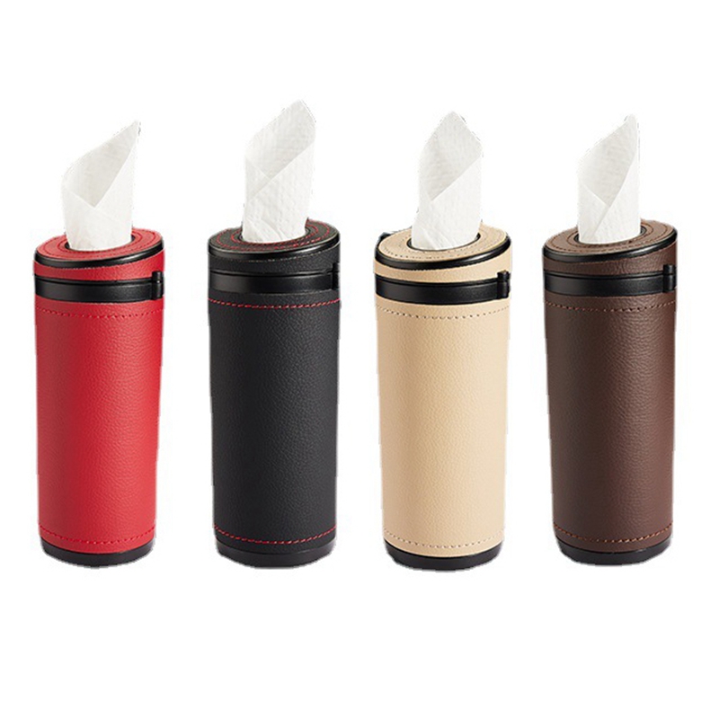 Tissue Box General Auto Round Paper Tube Safety Broken Window Tissue Cup Interior Decoration Car Home Paper Tube