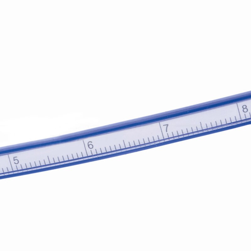 Regla curva Flexible suave, herramienta de medida de dibujo, cinta Regla de medición plástica de 60cm para pintar de dibujo de ingeniería