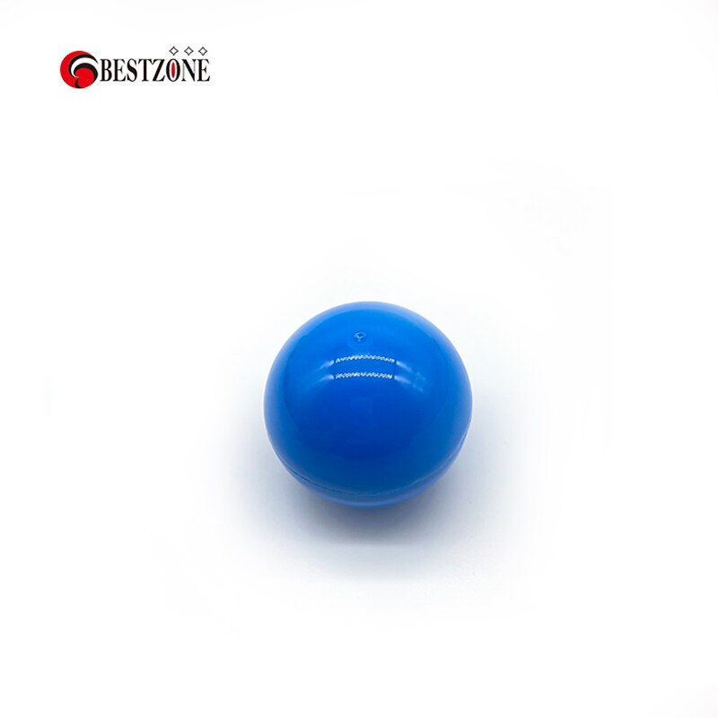 Capsules rondes en plastique PP, 100 pièces/lot, 50MM, environ 2 pouces, jouet, boule Surprise vide, peut ouvrir les enfants, pour distributeur automatique: Bleu