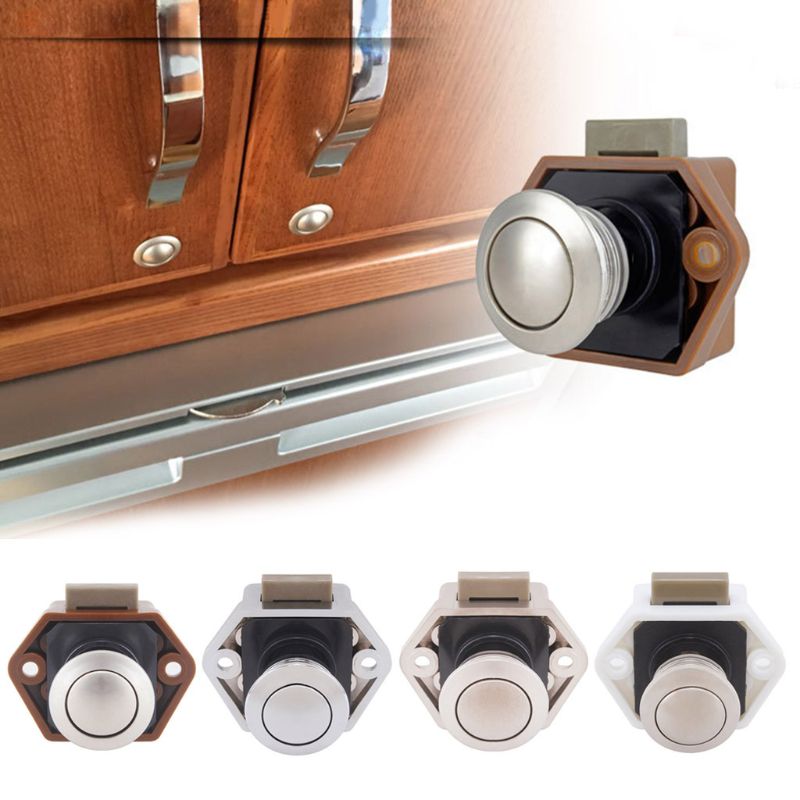 20mm autocamper bil push lock rv campingvogn båd skuffe låse knap låse