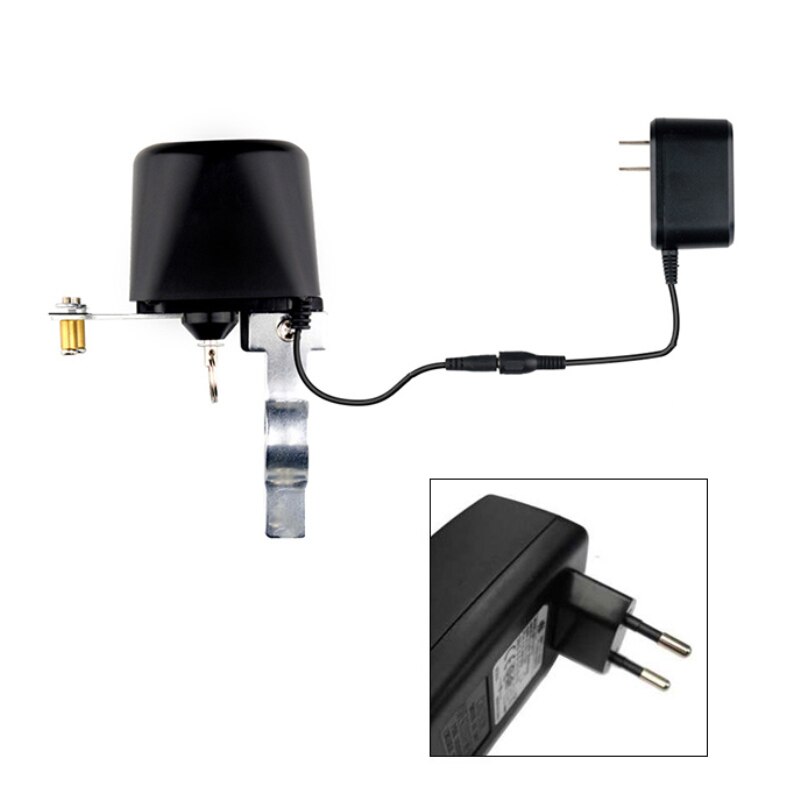 WIFI Mobile APP Timing Switch Valve Smart Valve Smart Home Automation System Valve Gas Water Control Valve for Alexa Google Home: EU
