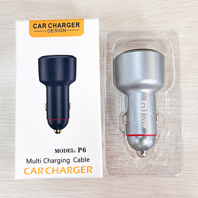 120W Xiaomi USB Type C Car Charger 67W 6A Turbo Fast Charging Adapter For Mi 14 13 13T 12 Pro Redmi Note K60 IPhone 16 15 Charge