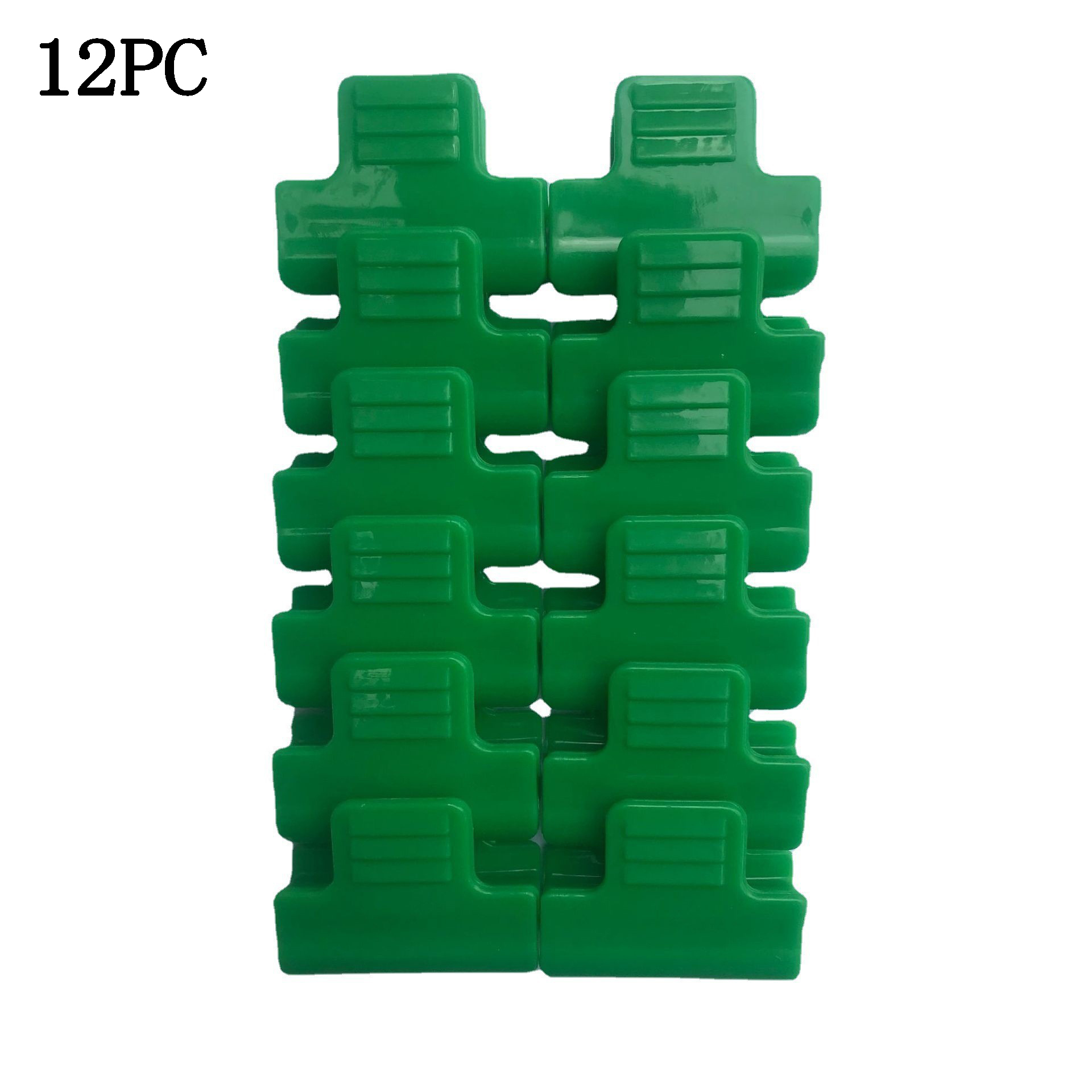 8/11/16/19cm12PC Greenhouse clips Plastic film clips Shade film clips Gardening supplies Tear-resistant Strong grip clips: Orange