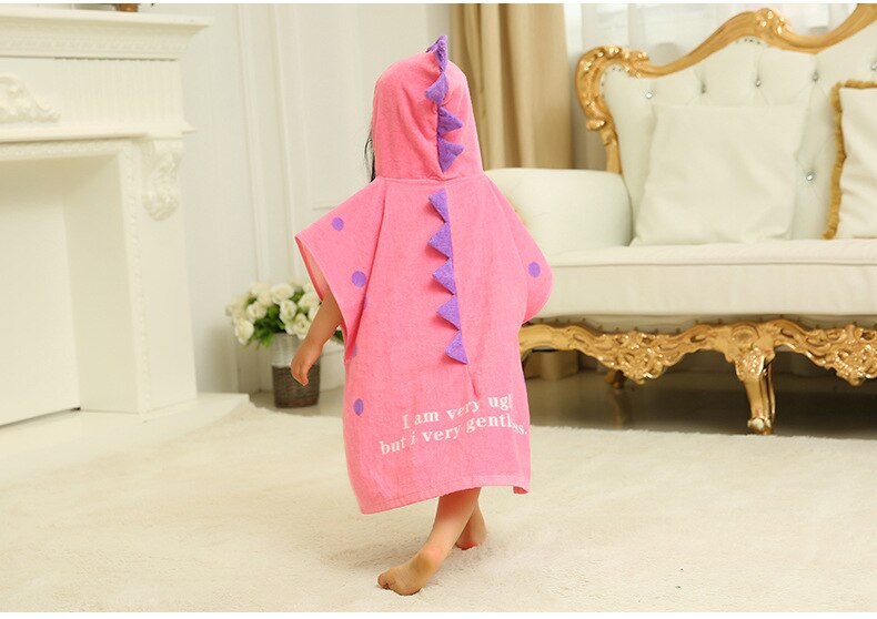 Toalla de baño con capucha para bebé, albornoz para niños, bata de baño de secado rápido, Toalla de microfibra absorbente para viajes, deportiva para playa