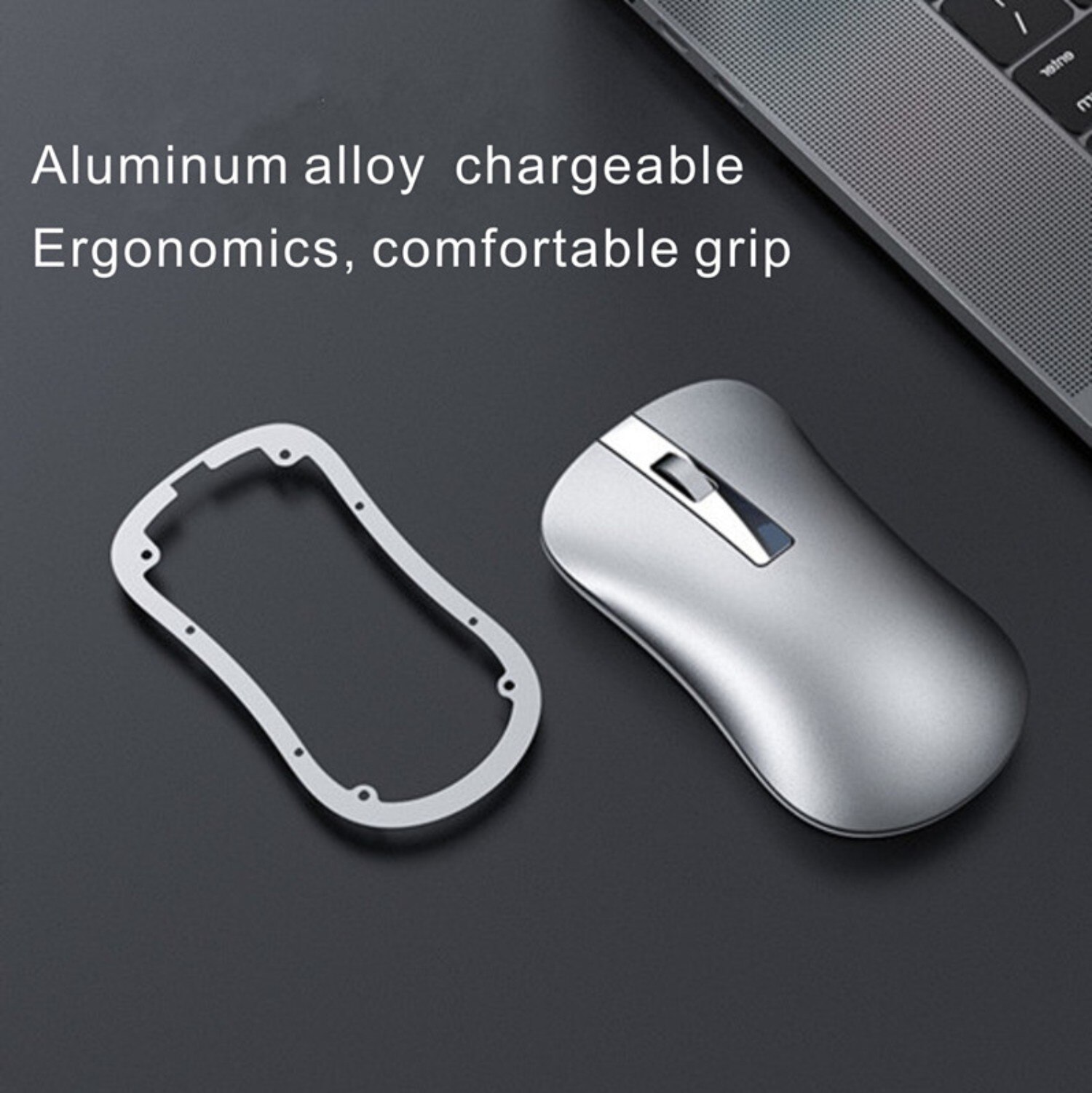 Ergonomic Rechargeable Wireless Mouse Silent Thin USB PC Laptop Computer Bluetooth Mice For MacBook Lenovo HP Dell Xiaomi Mouses