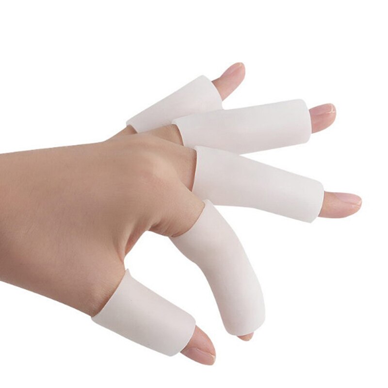 5 st silikongel tub bandage finger tåskyddare fot smärtlindring fotvård