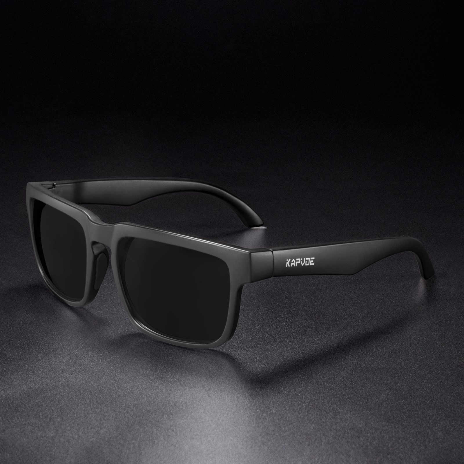 Kapvoe Gepolariseerde Fietsbril Heren MTB Mountainbike Brillen Dames Fiets zonnebril Rijden Vissen Wandelbril: Black