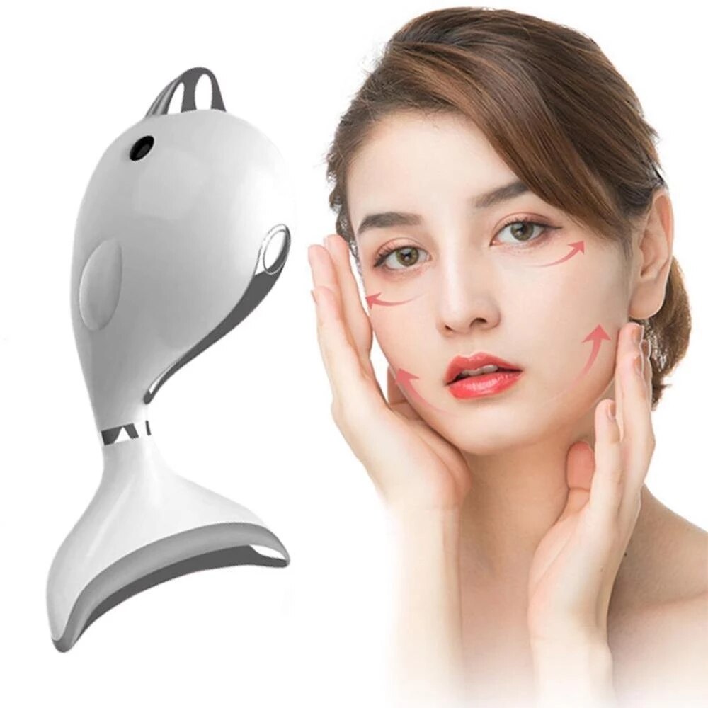 Schoonheid Instrument Massager Photon Therapie Nek Rimpel Reductie Machine Dubbele Kin Skin Aanscherping Care Massager