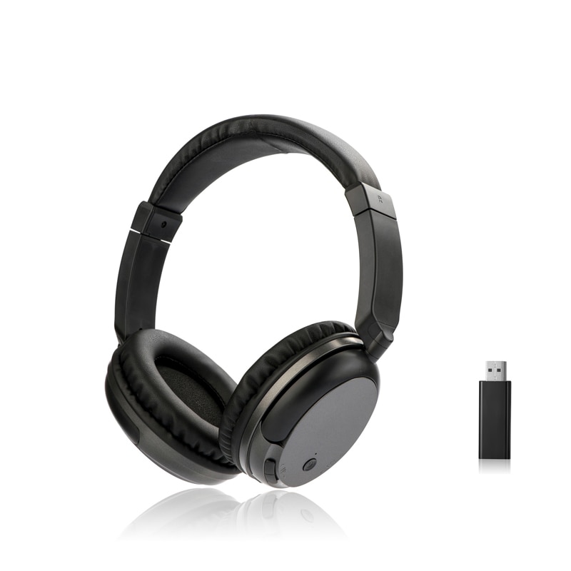 Wireless TV Headphones For TV PC Computer MP3 TV Over-Ear Headset Support FM Function With USB Transmitter PK Bingle B616