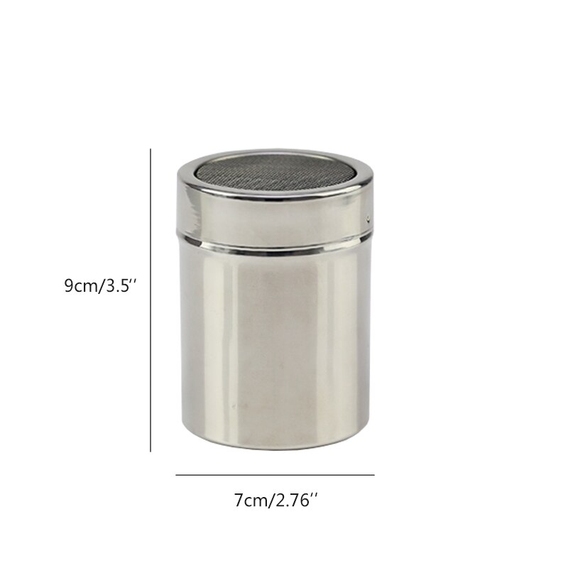 Stainless Steel Coffee Mesh shaker Chocolate Coffee Decorating Cocoa Duster Cappuccino Late Art Barista Powder Coffee Sifter