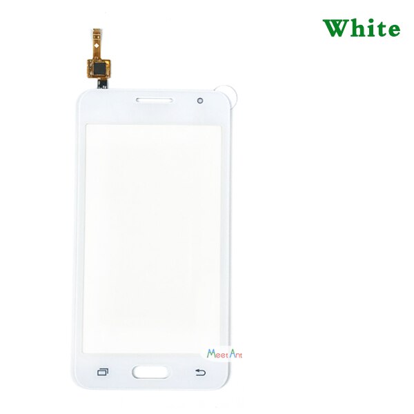 4.5 "Voor Samsung Galaxy Duos Core 2 Ii SM-G355H G355H G355 G355M Touch Screen Digitizer Sensor Outer Glas Lens panel: white No Tool