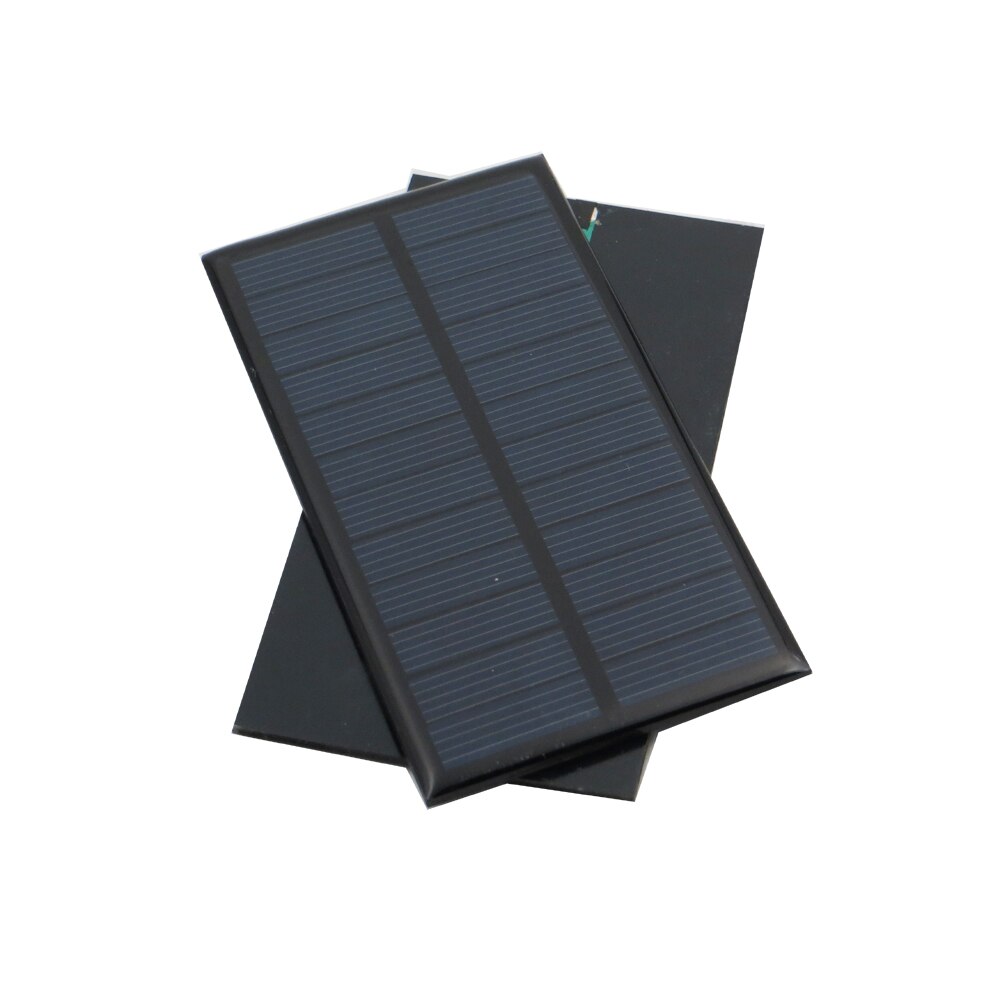 6v 167ma 1 watt 1w solpanel standard epoxy polykrystallinsk silicium diy batteri opladningsmodul mini solcelle legetøj